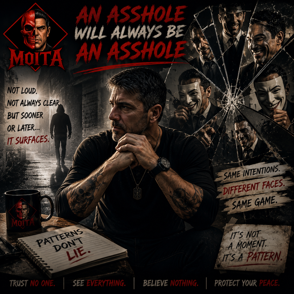 AN ASSHOLE WILL ALWAYS BE AN ASSHOLE