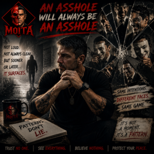 AN ASSHOLE WILL ALWAYS BE AN ASSHOLE