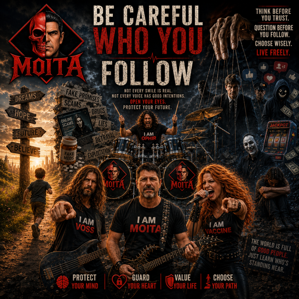 BE CAREFUL WHO YOU FOLLOW