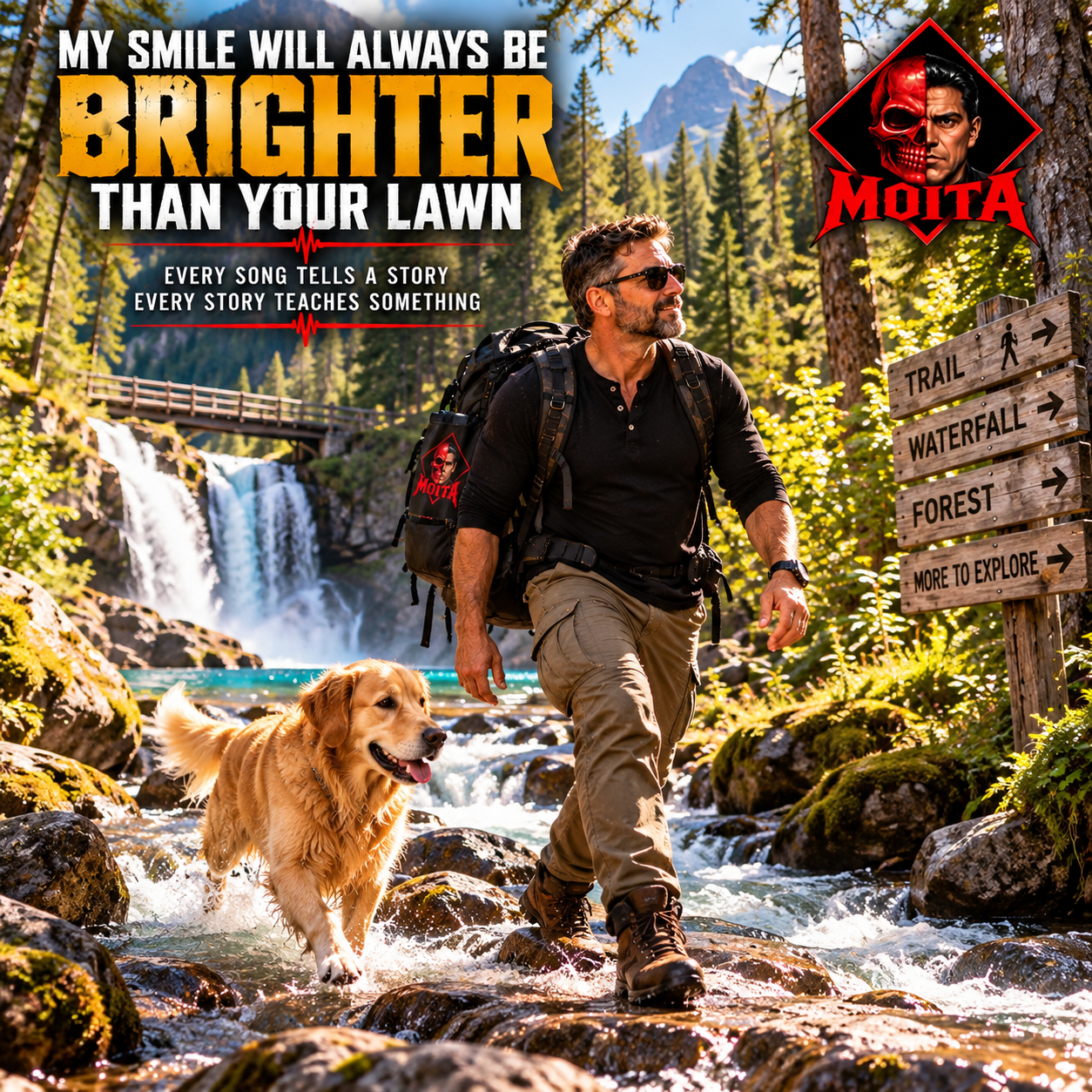MY SMILE WILL ALWAYS BE BRIGHTER THAN YOUR LAWN - Image 2